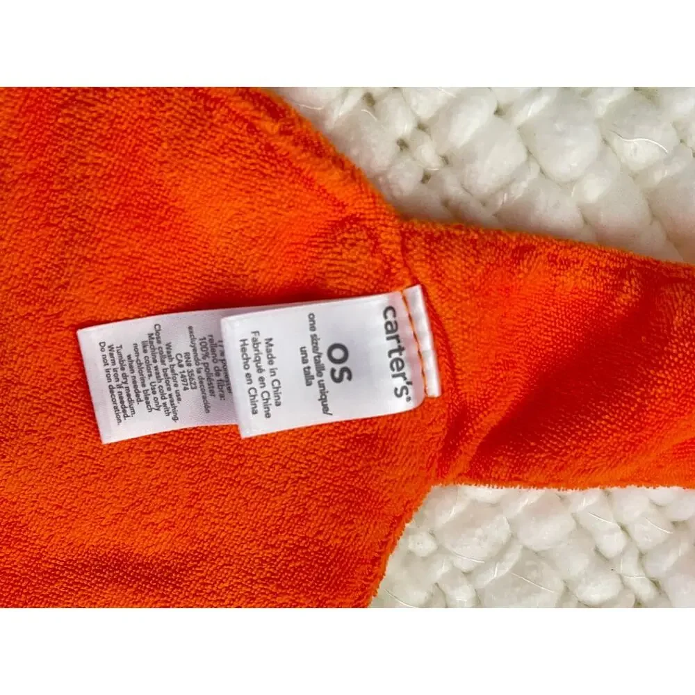 🇺🇦 Pumpkin Baby Bib Halloween Theme Carter’s OS 🇺🇦